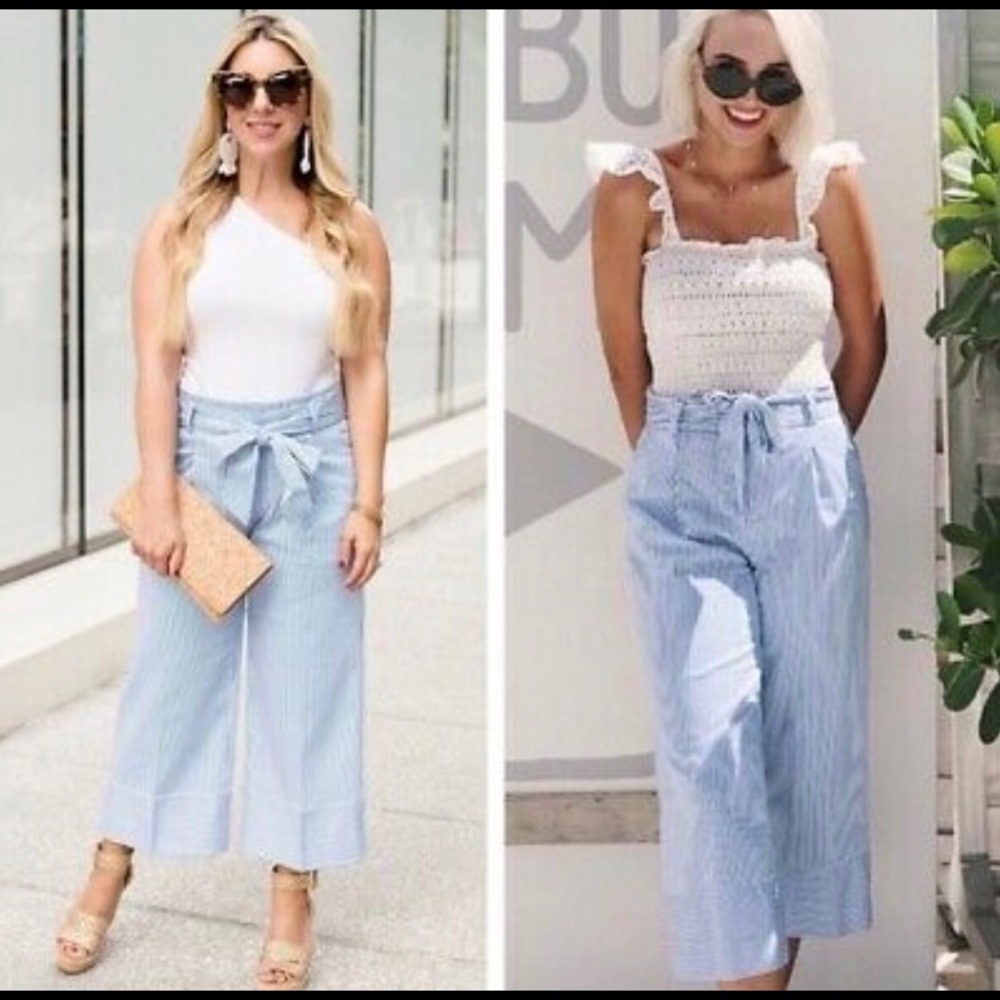 New banana republic wide leg pants